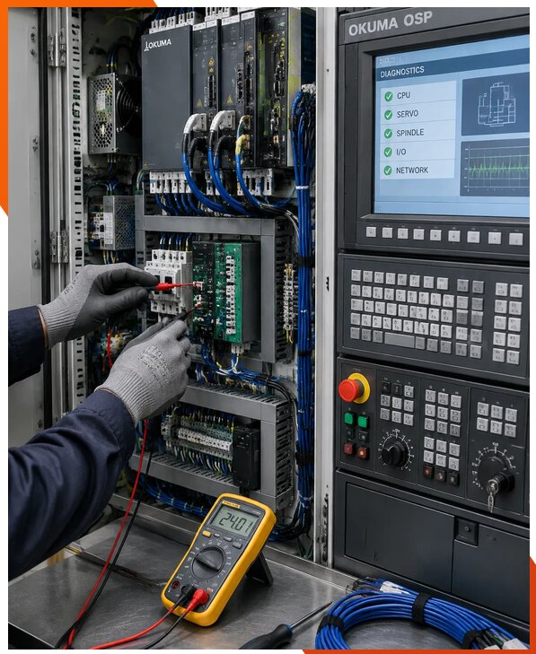 Ремонт систем ЧПУ Okuma OSP в Учалах